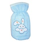 Teeny Weeny Baby Cotton Fancy Pouch Bottle Cover (Blue)