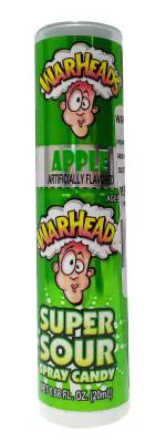 Warheads Super Sour Spray Candy, Apple, 20 Ml Imported