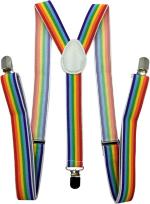 SHIVAAY Lolelai Unisex Adult Rainbow Suspenders