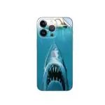 GADGETSWRAP Printed Vinyl Skin Sticker for Apple iPhone 13 Pro - shark attack painting.jpg