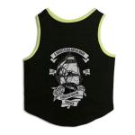 Ruse Dog A Skilled Sailor Printed Sleeveless Sweatshirt, Charcoal Grey, Yellow Small