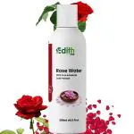Edith Naturals 100% Pure Natural Rose Water (Gulab Jal) Skin Toner for Face-100% Steam Distilled Rose Water /Face Mist (200ml)-Gulab Jal-Ayurvedic Product-Chemical Free a