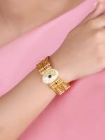 JIYANSHI FASHION Gold Plated Indian Wedding Bollywood Style Brass Bracelet | Bracelets For Women And Girls