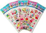 iDream 3D Puffy Pig Sticker for Kids (Multicolour) (5 Sheets)