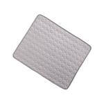 Kuber Industries Grey Polyester Rectangular Dog And Cat Bed