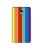 Casotec Rainbow Colors Design 3D Printed Hard Back Case Cover for Lenovo P2