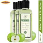 Herbal Khadi Green Apple Natural Herbal Shampoo Enriched Soft Shiny Smooth Hair 630 ml
