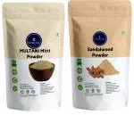 VEDICINE Pure Multani Mitti and Sandalwood Powder for Face And Skin Care150gm (Pack of 2)