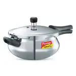 Prestige Deluxe Plus Aluminium Outer Lid Junior Pressure Handi, 5 Litre, Silver