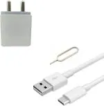 Badger Wall Charger Accessory Combo for Infinix Hot 11 2022 Fast Charger like Original Adapter Cable (White)