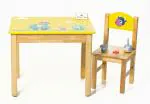 Modern Kraftz Wooden Lil Jungle Safari Themed Single Seater Kids Furniture
