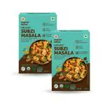 Organic Tattva 200 Gram Subzi Masala|Pesticide and Chemical Free With Natural Oils Rich Aroma | Naturally Gluten Free |(100 Gram 2 Packs)