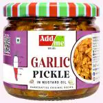 Add me Garlic Pickle 300gm Lassan Lahsun Ka Achar Home Made Tasty Pickles Glass Pack