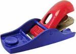 Inditrust mini iron steel block plane Randa | RSI heavy duty carpenter wood tool with sharp planer blade attachment red (5 inch)