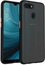AmericHome Oppo A11K Black Plastic, Rubber, Polycarbonate Full Camera Protection, Shock Proof Mobile Back Cover