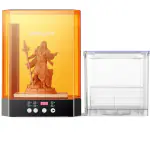 Creality UW-03 Wash and Cure Station 2 in 1 Machine Resin 3D Printer Gen 3.0 360degree UV Exposure 405nm LED Magnetic Propeller Speed 500r/min 10.64L Cure Volume 8.46x6.49x11.81 inch