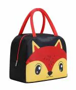 House of Quirk Insulated Reusable Lunch Bag Tote Bag for Women Printed Red Fox