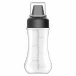 SOCXR Squeeze Bottle Condiment Bottles Hot Sauce Dispenser Refillable Five Hole Container with Lid Ketchup Bottle