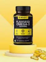 BOLDFIT Flaxseed Omega 3 Supplement 1000 Mg For Skin, Hair, Joint & Immunity