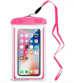 Tech Gear Waterproof Mobile cover / Protection rain Pouch Waterproof Plastic Mobile Cover Use with All Android and iPhone Models