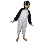 KAKU FANCY DRESSES Fleece Penguin Bird Costume For Kids - Black, 5-6 Years | Animal Fancy Dress For Boys & Girls