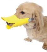 Pets Empire Silicone Duck Shape Anti Bite Dog Muzzle Mouth Cover, large