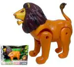 Halo Nation Multicolor Plastic Walking & Roaring Lion Toy