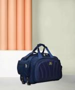 Wincey Win-210-Wb555 Blue Polyester Duffle Bag With Wheels Strolley For Men And Women - 50 L