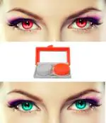 EYCOG Red PolyHema Contact Lenses (Pack Of 2)