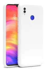 U&E White Silicone Back Cover For Redmi Note 7 Pro
