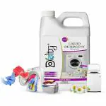 Diolty Eco-friendly laundry detergent | Stain Remover | Suitable for Front and Top Load Washing Machine | Liquid Detergent | Lily | 5L