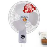 Blueberry's 3 Blade 1380 RPM High Speed Wall Fan, White