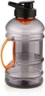 Searegal Sports Gallon Plastic Water Bottle Big 1500 Ml 1500 Ml Bottle With Drinking Glass (Pack Of 1, Multicolor, Plastic)