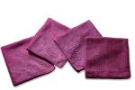 Wavex Microfiber Cleaning Cloths for Car and Kitchen | 350 GSM | 40X40CM (Pack of 4 Pink)