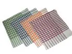 KS IMPEX Checks Napkin Big 40x60 cm Pack of 12