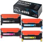 TRENDVISION K409S, CLT-409S (Black, Cyan,Yellow, Magenta) Color Toner Cartridge for Printers Xpress CLP-310N, 310XIL, 315N, 315XIL, CLX-3175, 3175N, 3175FN