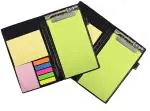 COI Memo Note Pad/Memo Note Book with Sticky Notes & Clip Holder in Diary Style (Neon 2 pcs)