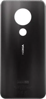 FRIENDZZWORLD Charcoal Black Glass Back Panel For Nokia 7.2