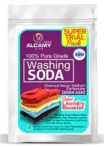 ARSHI A ALCAMY LIFE Washing Soda Powder 450GM (SUPER TRIAL PACK) 100% Pure Laundry Booster Sodium Carbonate