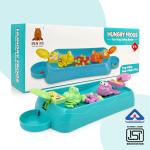 NHR Hungry Frog Eating Beans Games Toy for kids -2 Player Board Games -Frog Toy for Kids 4+ (Multicolor)