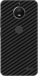 SRG INFOTECH Motorola Moto E4 Plus Mobile Skin (Black 3D Wave)