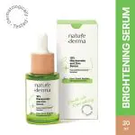 Nature Derma 10% Niacinamide & Zinc Serum with Natural Biome-Boost Solution For Acne Prone Skin Bright & Strenghtened Skin 30ml Dermatologically Tested