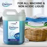 Signature Clean Premium Quality Liquid Detergent | Liquid Detergent For Front Load Washing Machine | Liquid Detergent For Washing Machine & Handwash | Laundry Liquid For Fabric Care (3 Litre)