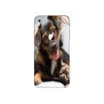 GADGETSWRAP Printed Vinyl Skin Sticker for Apple iPhone Xs Max - dog and cat friendship