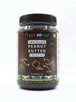 EAT-FIT-GO Chocolate Peanut Butter Crunchy 1kg | 18.6g Protein | Pure Roasted Peanuts | Chocolaty | Tasty & Healthy | High in Protein Spread | Gluten & Cholesterol Free | Nut Butter