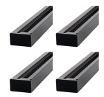 OTS Lights Metal Track Patti/Trackline/Trackway For Led Lights (1 Meter Length) (Black, Pack of 4)
