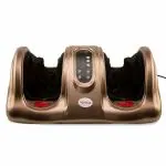 Lifelong LLM81 Foot Massager with Heat for Pain Relief & Kneading Function for Improving Blood Circulation| Massage at Home for Foot Pain and Pain Relief (1 Year Warranty, Brown)