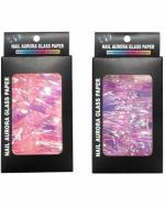 NICZICO Nail Art Aurora Glass Paper (Pack of 2)