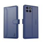 AIBEX Flip Cover for Vivo Y36 4G |Vegan |PU Leather |Foldable Stand & Pocket (Blue, Cases with Holder, Pack of: 1)