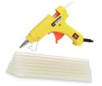 SCENTY HOTGLUEGUN 20W 20 WATT 7MM hot melt Glue Gun with ON Off Switch and LED Indicator 10 Sticks (Free 10 Transparent Glue Sticks)